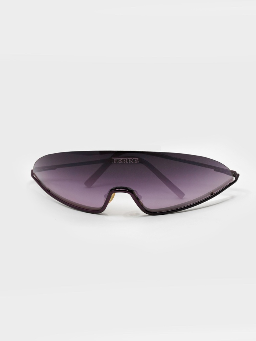 GIANFRANCO FERRÉ 90s Vintage Visor Shield Sunglasses GF50506 Made in ItalyBrand:
